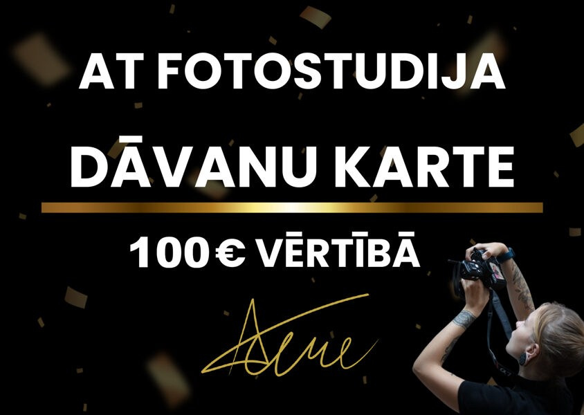 DĀVANU KARTES. Fotokursi fotostudijā Rīgā. Profesionāls fotogrāfs Aivars Tipsis