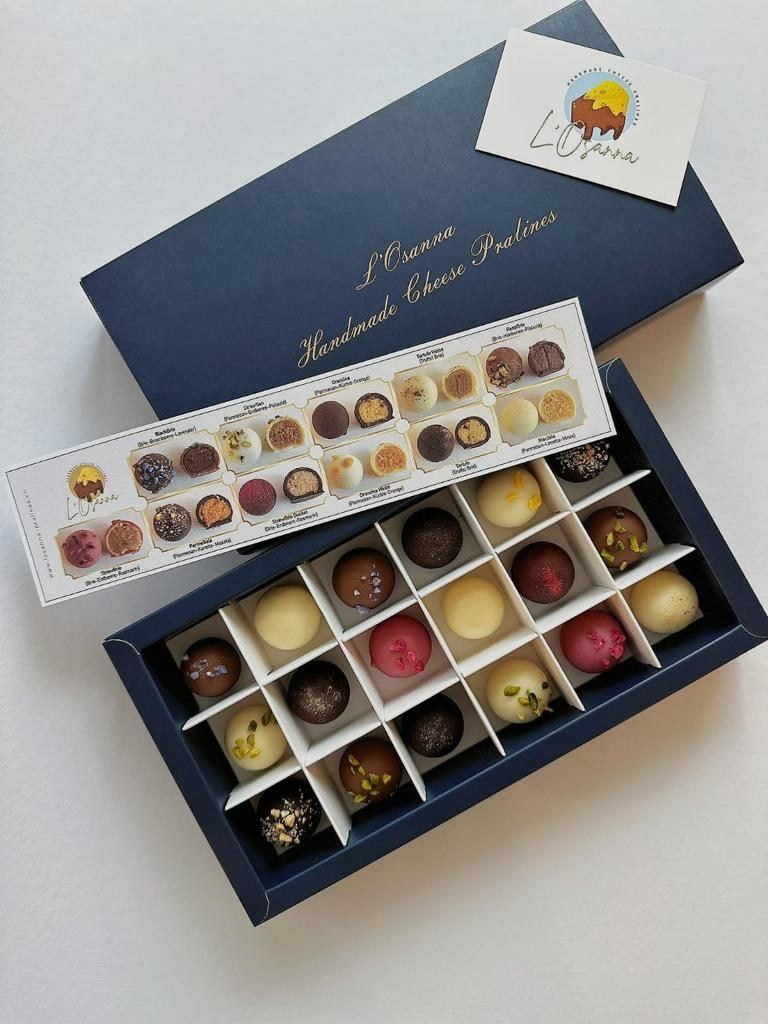 Shop. L’Osanna – Pralinés & Käse-Schokolade | Zürich
