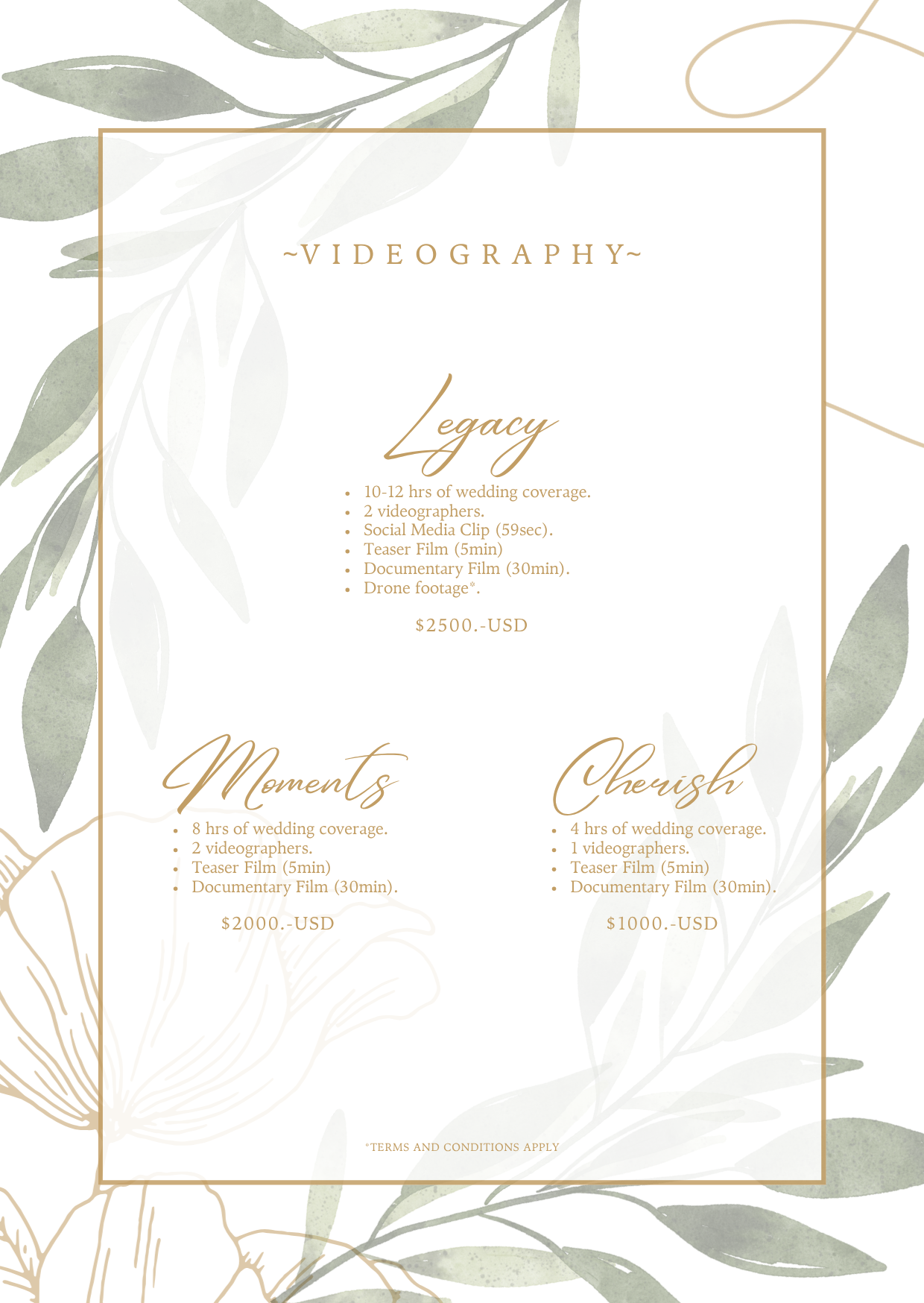 CLASSIC WEDDINGS PACKAGES. Destination wedding photographer based in Cancun and Riviera Maya with service worldwide