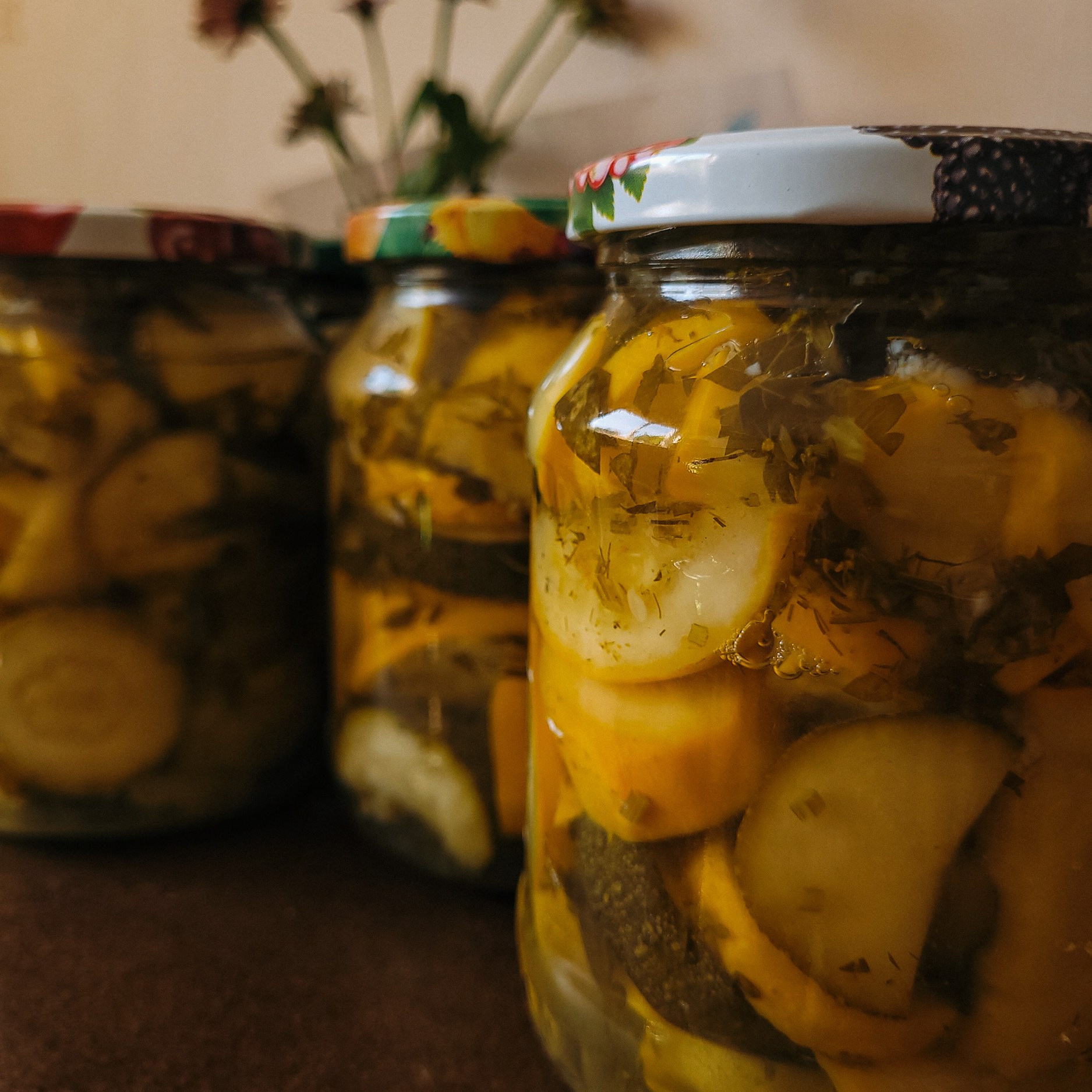 MARINĒTIE KABAČI ZIEMAI