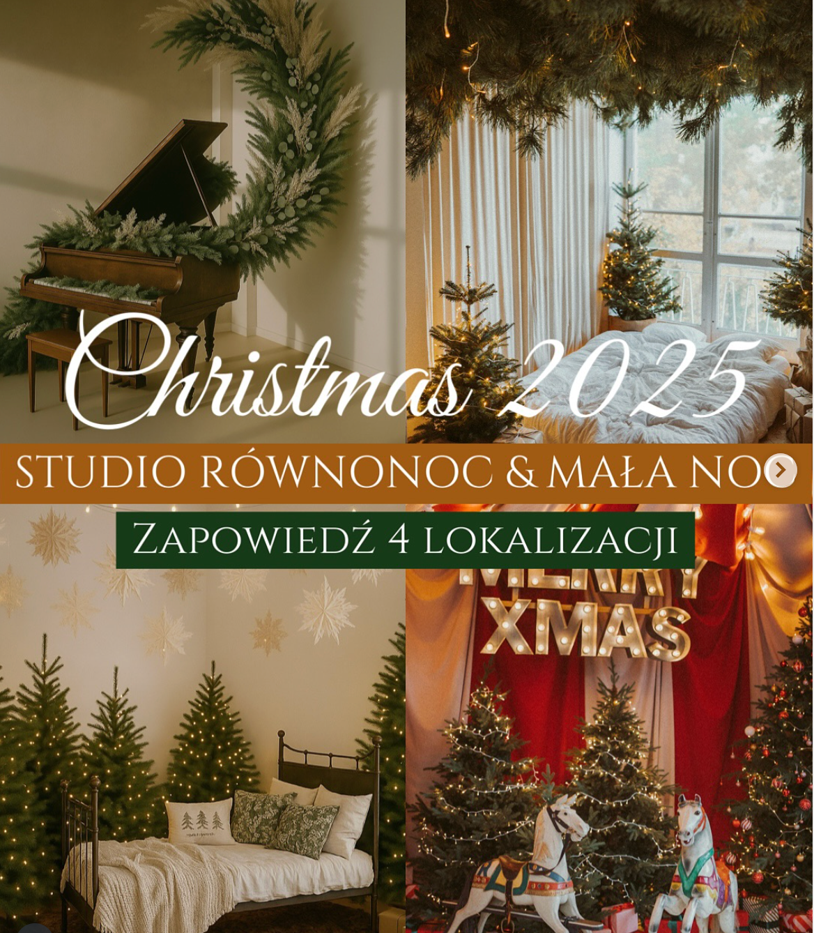 Студії новорічні. Весільний, сімейний фотограф Варшава