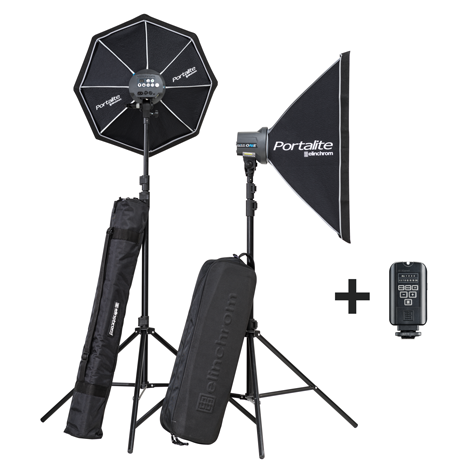 Fotostudijoje esančios Elinchrom blykstės tinkamos dirbti profesionalų darbą.