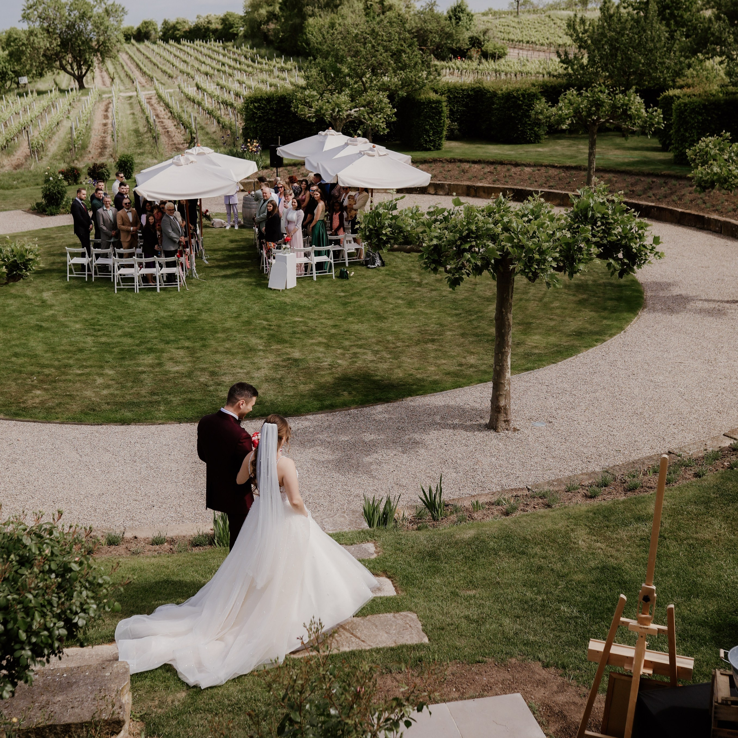 Hochzeitsfotograf in der Pfalz - freie Trauung im Nette Landhaus
