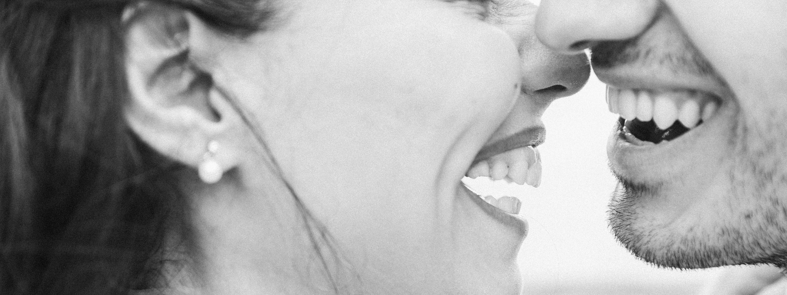 A couple during their engagement photoshoot in Barcelona at sunset