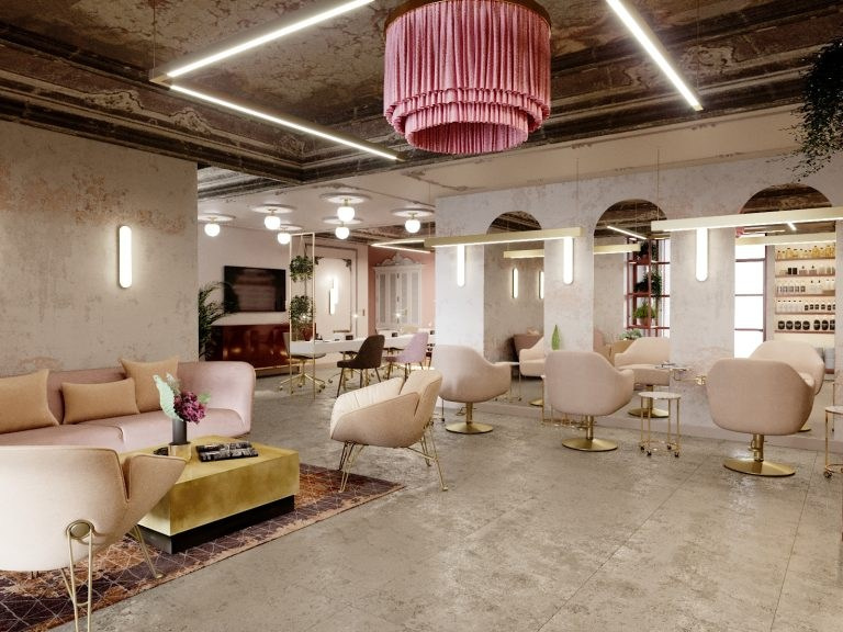 SPOT 2.55 / NUDE&NAKED. Interior Design & 3D Rendering | Alena Bulataya Design Buro