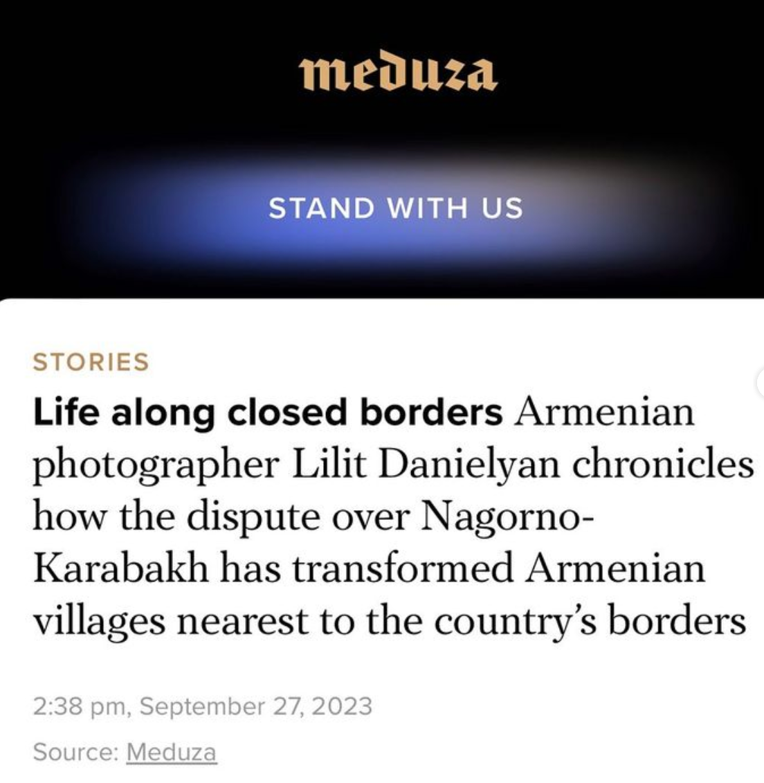 Tearsheets and news. Lilit Danielyan — Photographer, Filmmaker, and Educator in Lisbon, Portugal