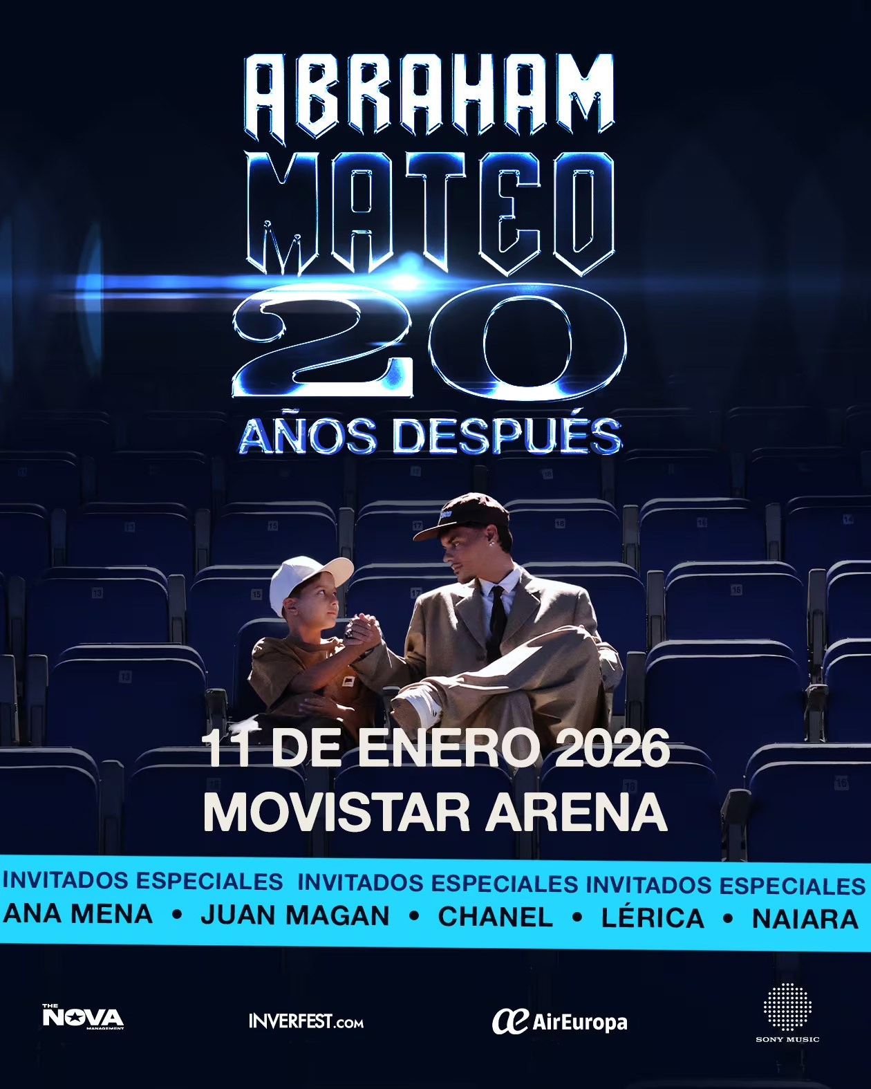 Abraham Mateo Prepares a Major Debut at Movistar Arena: His First Solo Concert and Star Guests | FOTKAI