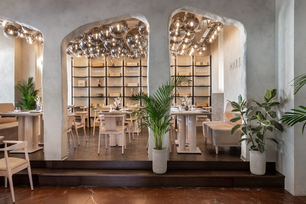 MARBL RESTAURANT. Interior Design & 3D Rendering | Alena Bulataya Design Buro