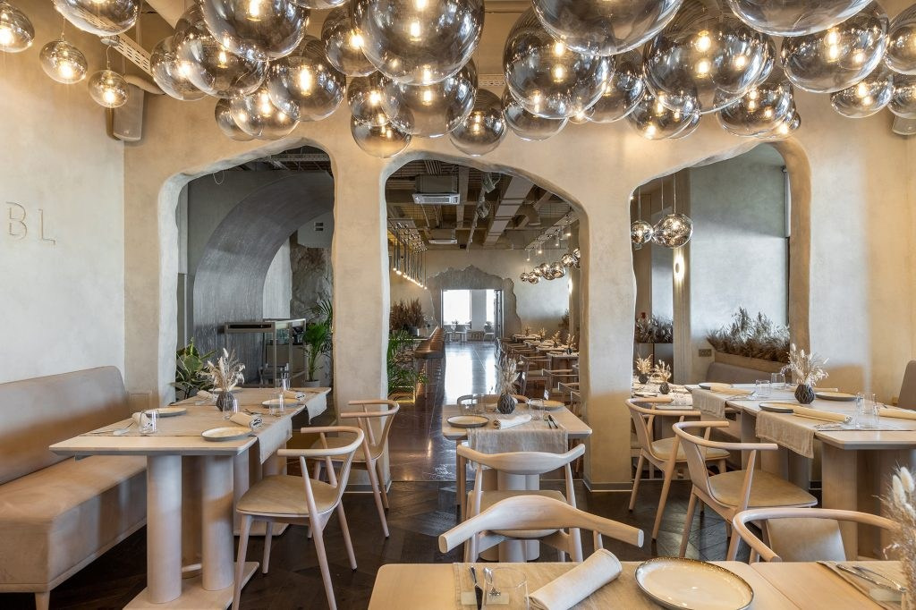 MARBL RESTAURANT. Interior Design & 3D Rendering | Alena Bulataya Design Buro