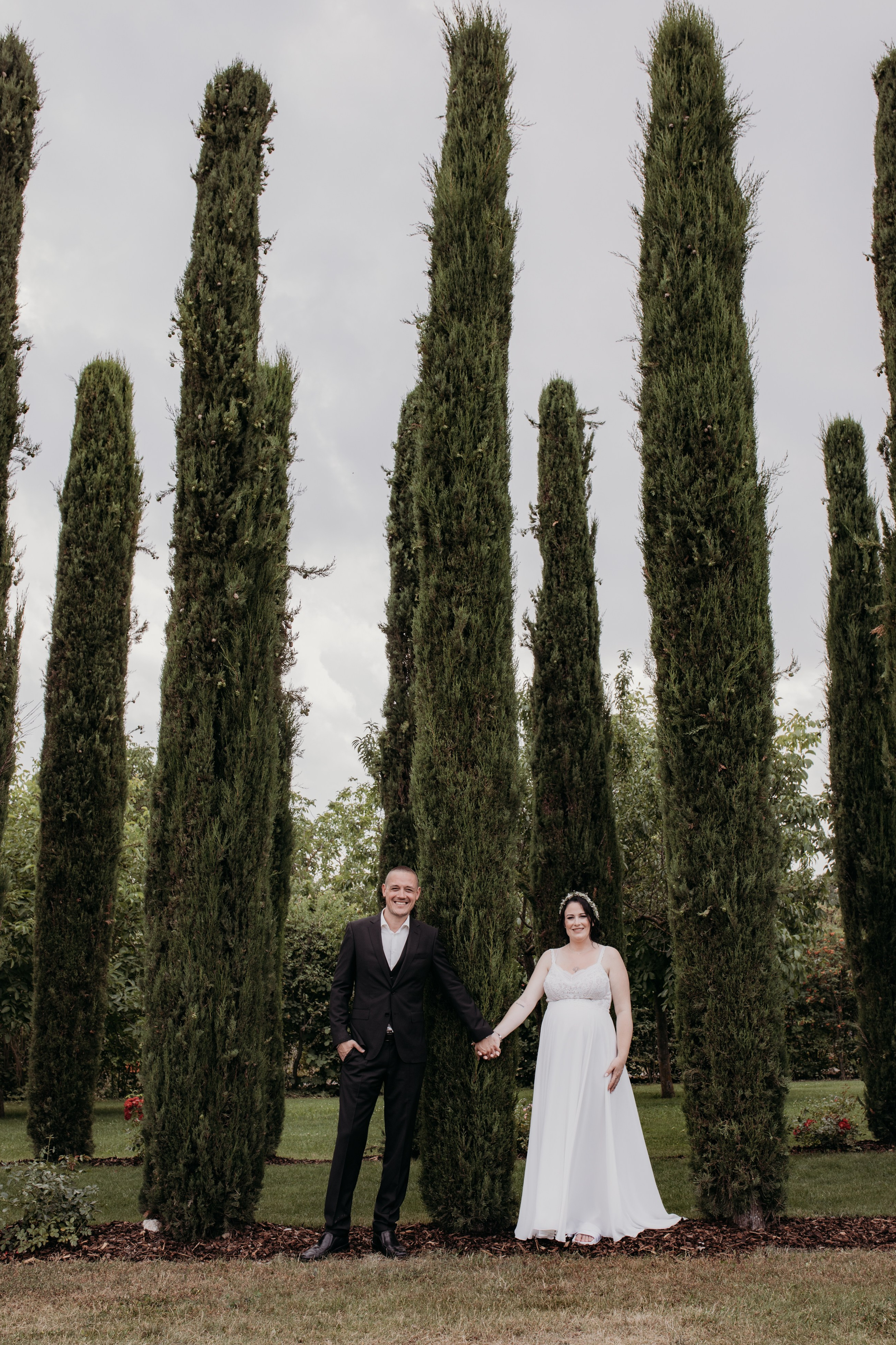 Emotionale Momente während der Trauung im Weingut Mussler – Hochzeitsfotografin für freie Trauung bei Frankfurt am Main