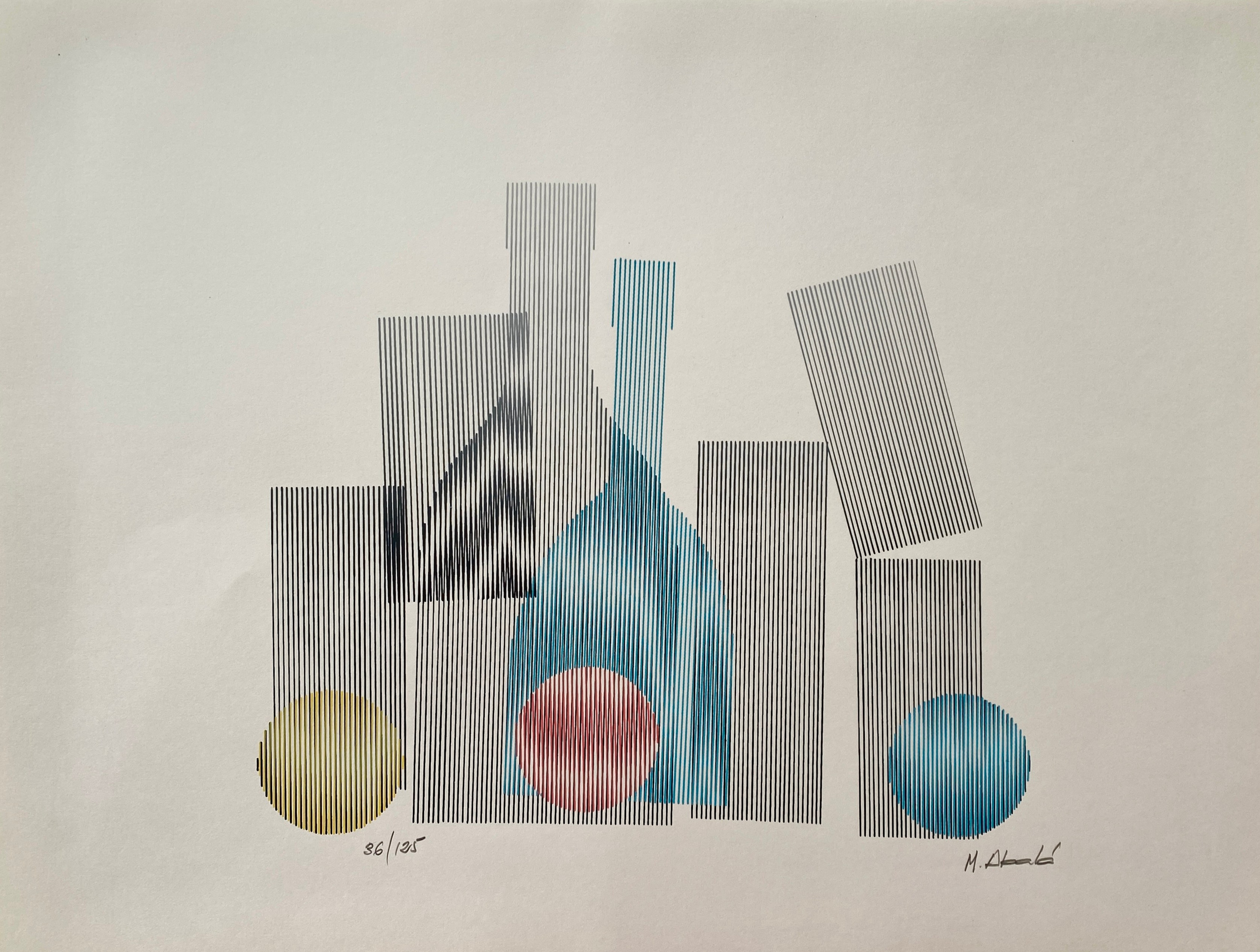 lithograph poster wall decoration painting with bottles