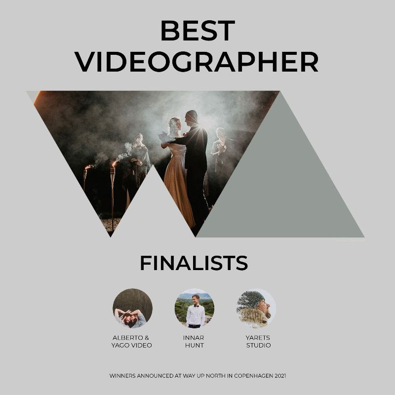 WAY UP NORTH AWARDS 2021. Wedding Photographer & Videographer in Barcelona, Europe | Yarets Studio