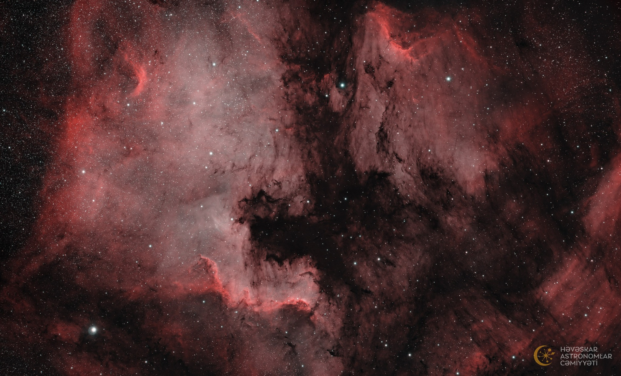 Şimali Amerika dumanlığı. Həvəskar Astronomlar Cəmiyyəti — Astronomy.az