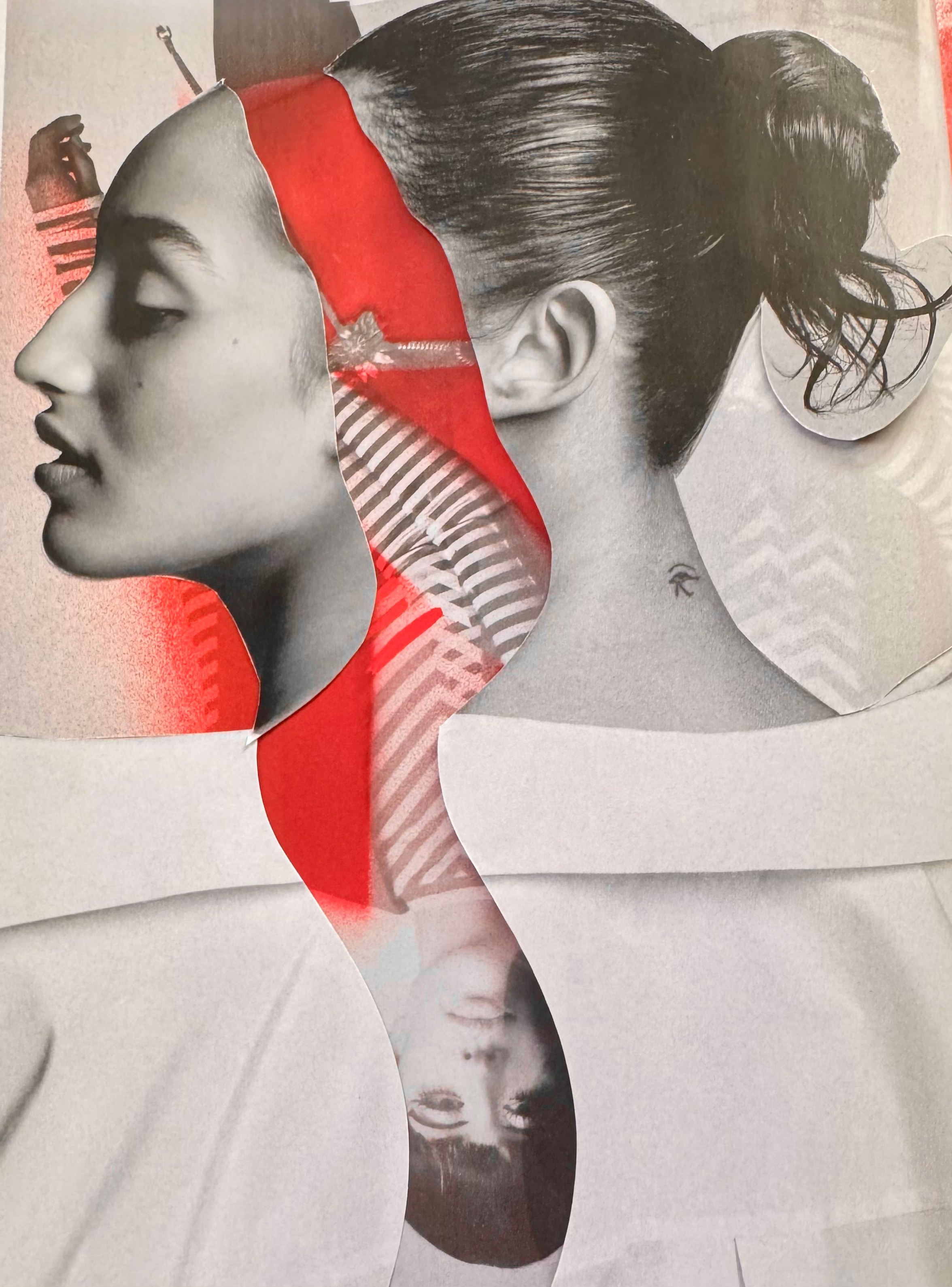 Collages. Natalia Naletova — artist and researcher working with textile, collage & memory