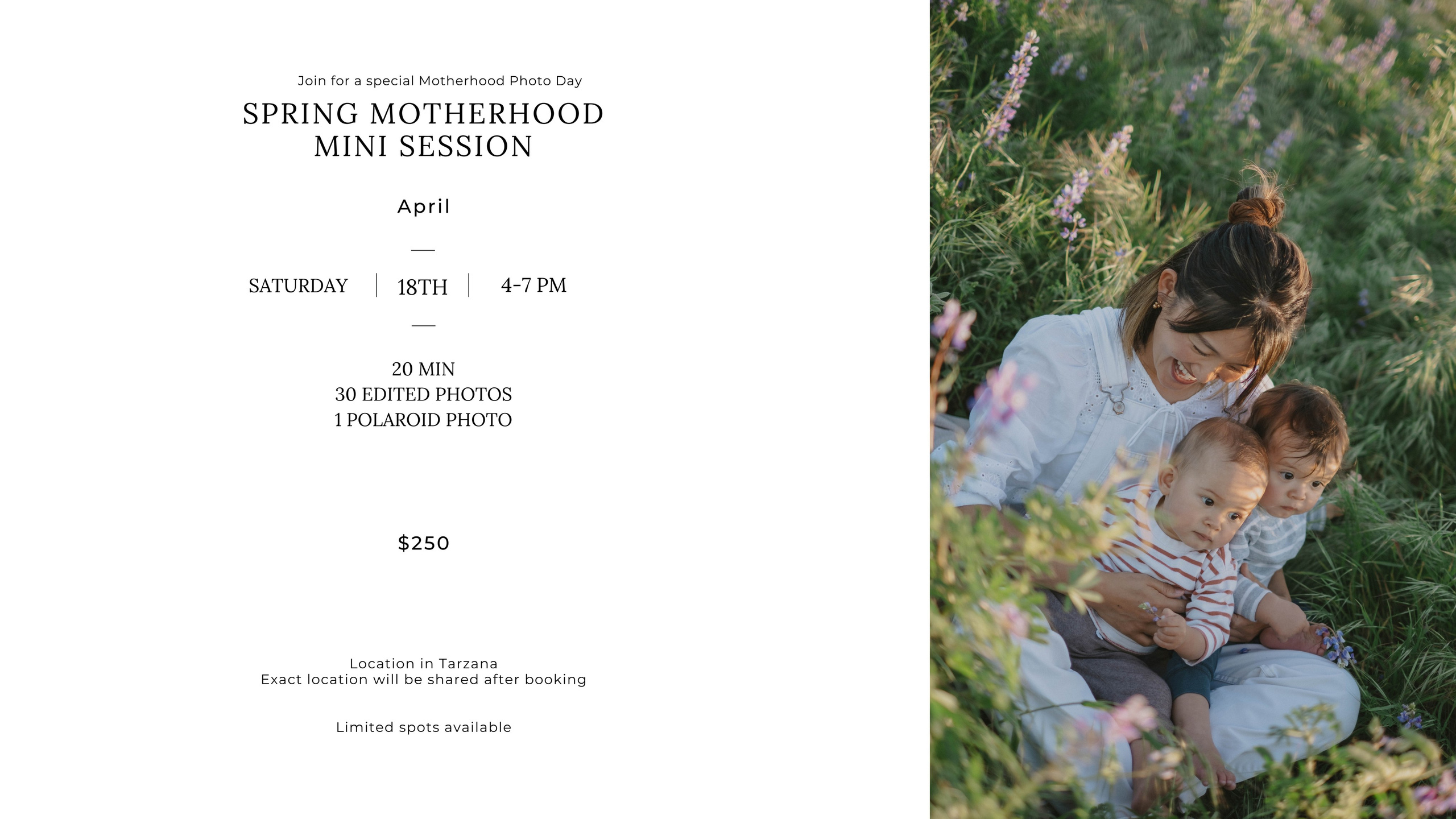 MOTHER’S DAY. Xenia California & LA Photographer