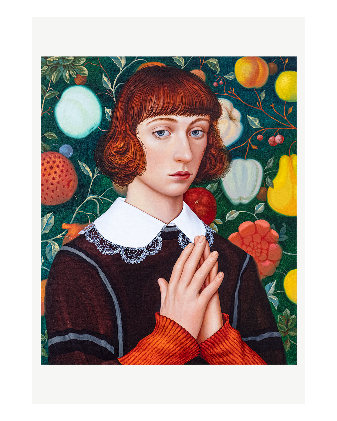 Portrait with Fruits. ELEN BEZHEN