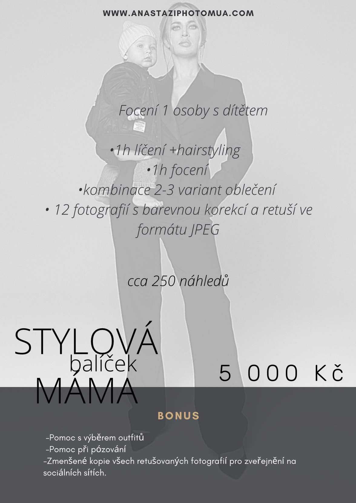 Ceník. @anastaziphotomua I W.O.W STUDIO