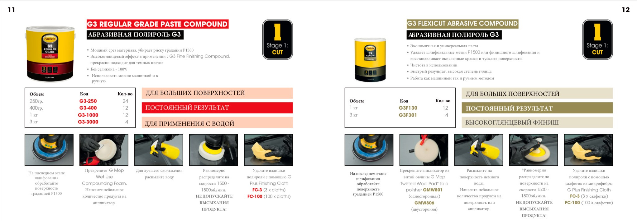 Мастер применяет полировальные пасты FARECLA на автомобиле, добиваясь отличного результата