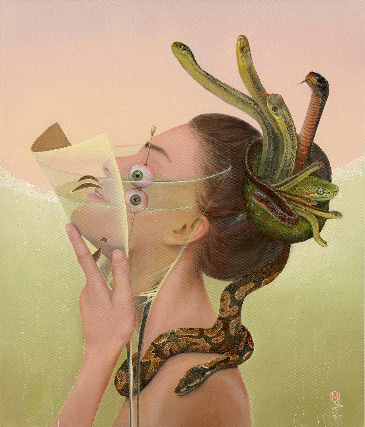 Surrealist artist Mariya Myronova based in Cambridge UK