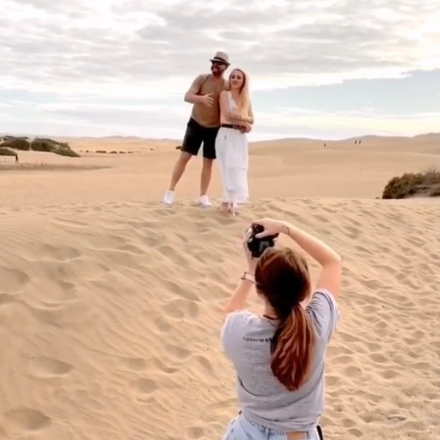 Фотосессия беременности на Тенерифе — съёмка для будущих мам. Таня Боннет | Профессиональный фотограф на Тенерифе — Летящие платья