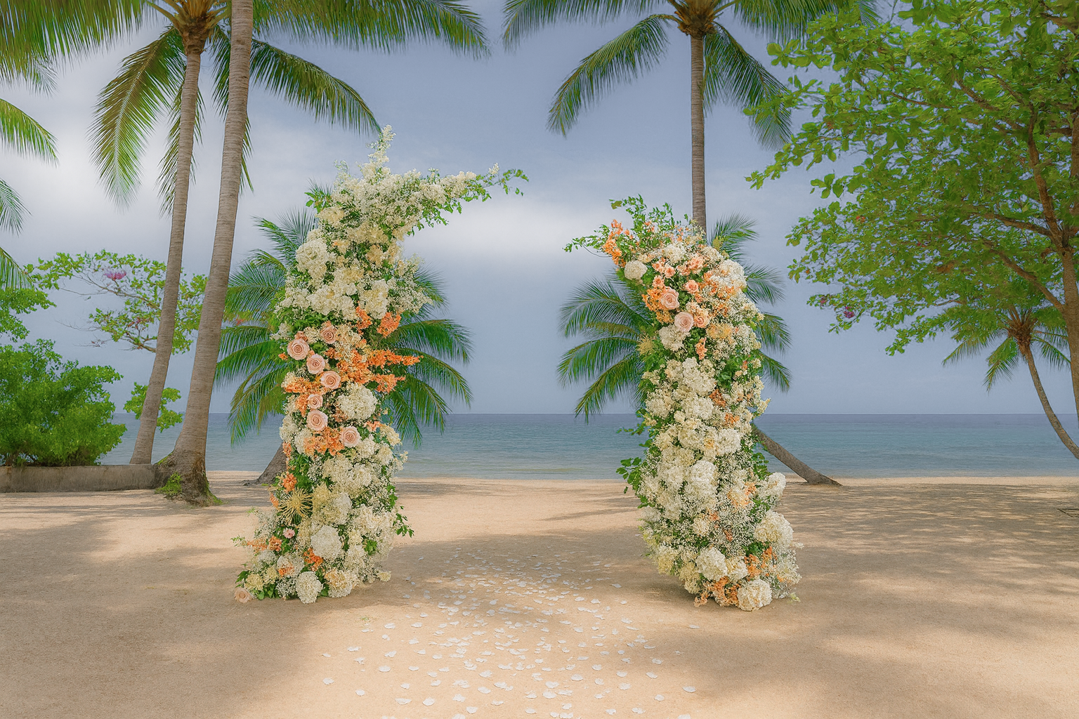 Western ceremony. Wedding on Koh Samui, Thailand
