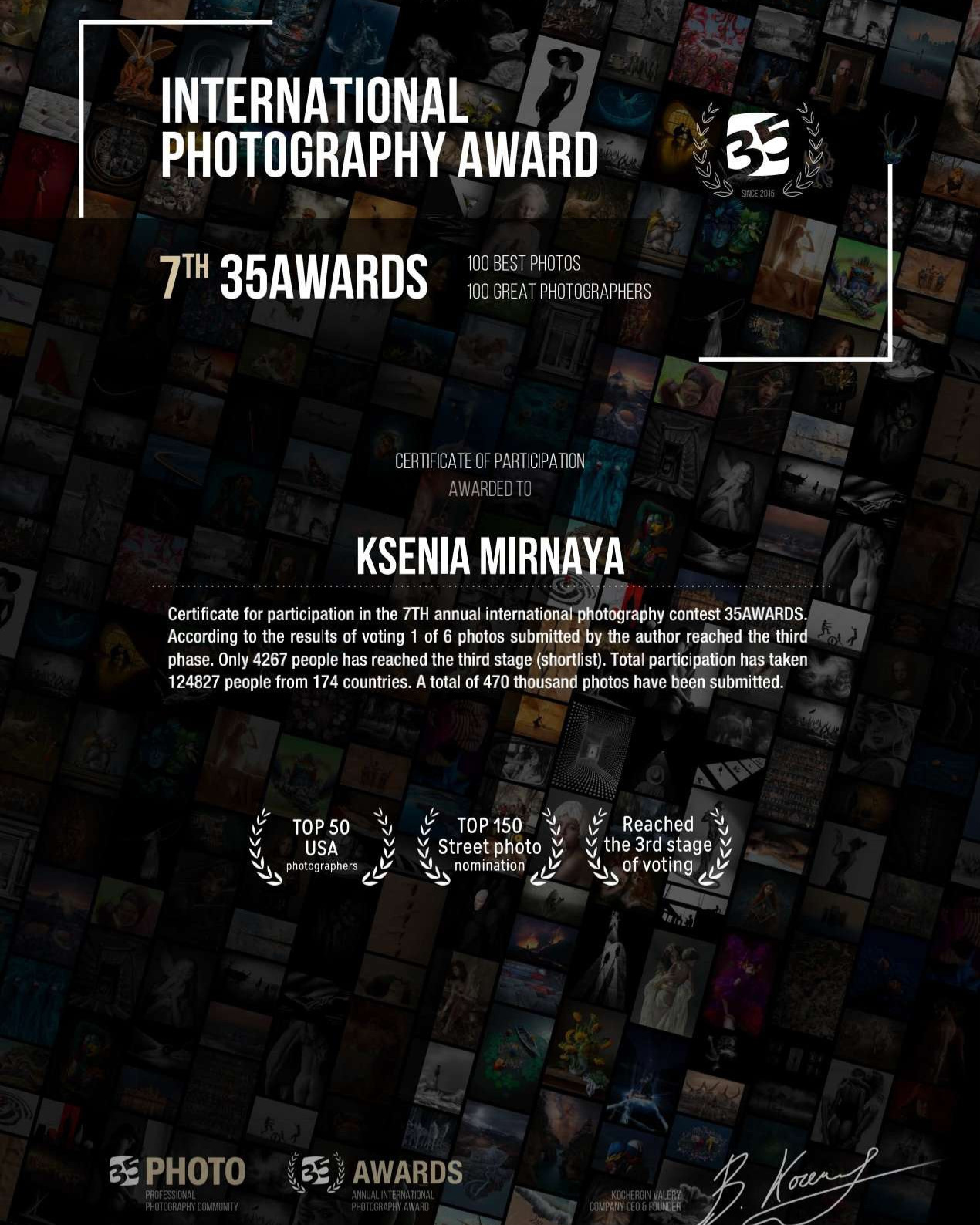 Bio. Fine Art Photography by Ksenia Mirnaya