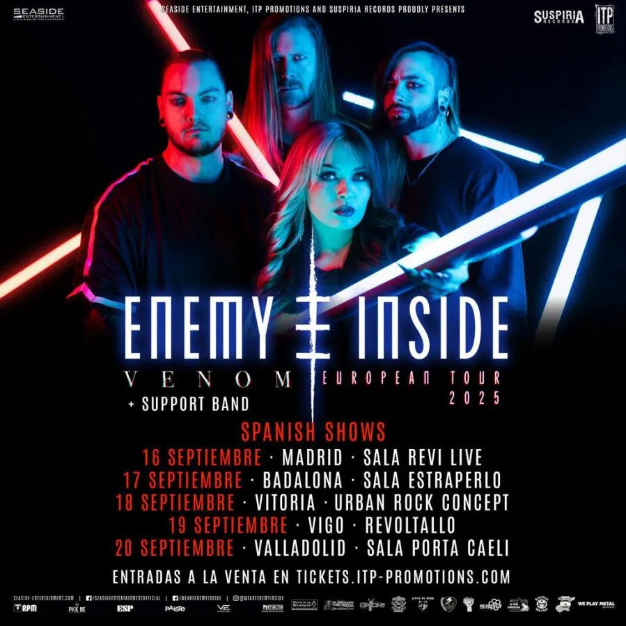 Calendario de conciertos de rock y metal en España – Septiembre 2025 | FOTKAI