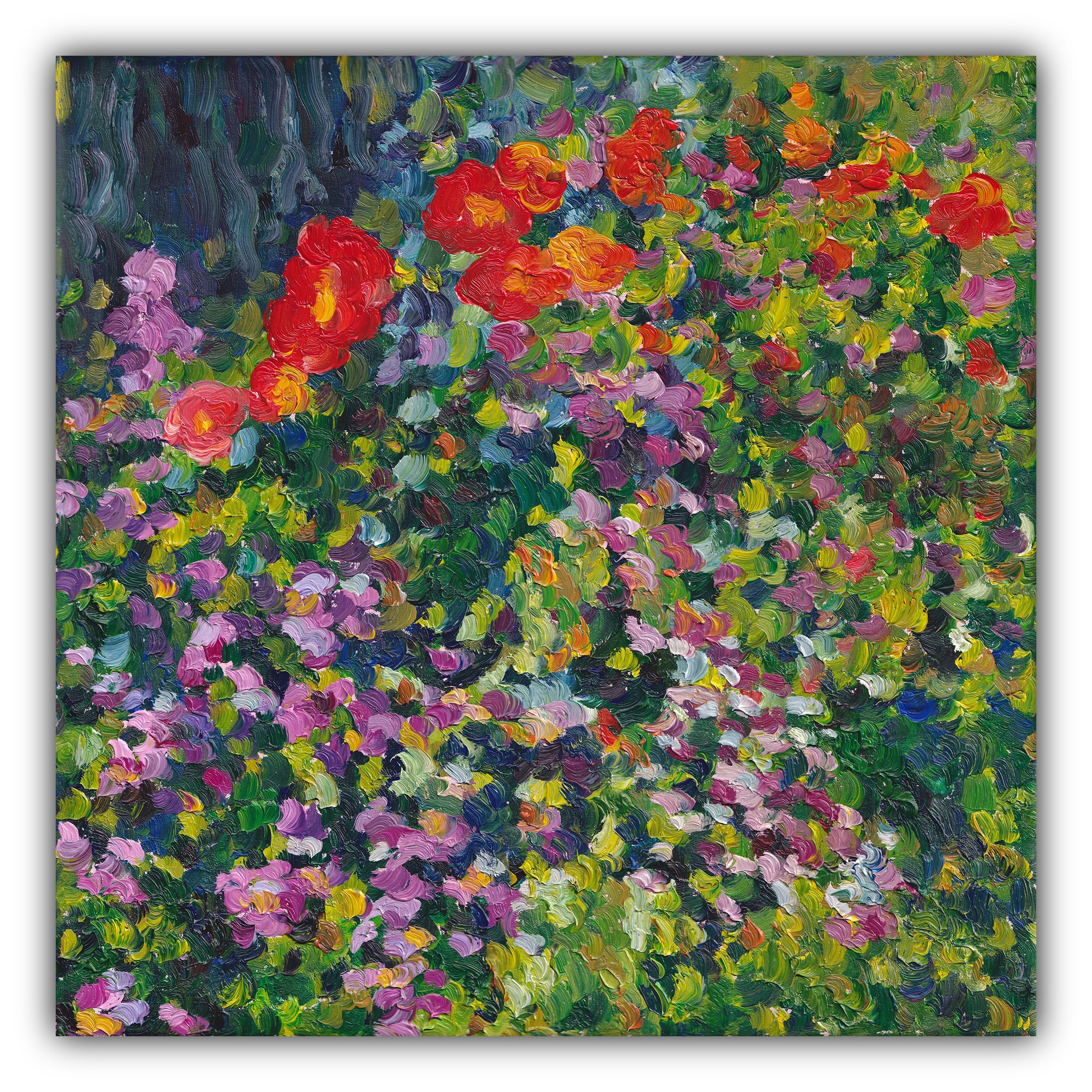 Flower garden #3. Evgeniia Bychina, artiste-peintre