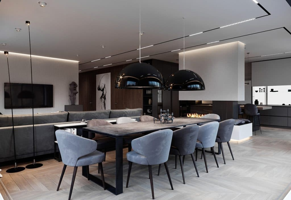 COUNTRY HOUSE. Interior Design & 3D Rendering | Alena Bulataya Design Buro