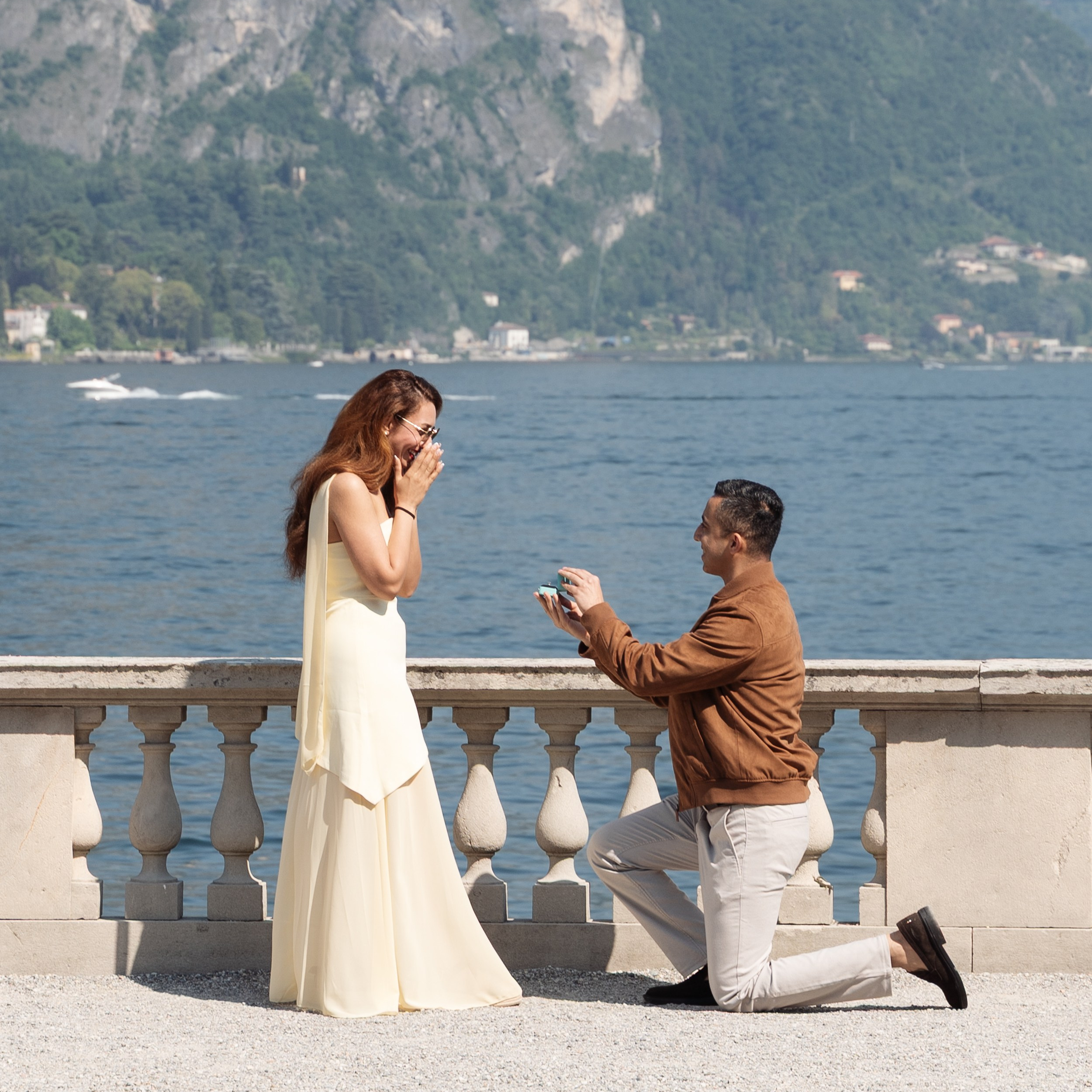 Villa Melzi Proposal Photographer | Bellagio Proposal Photography