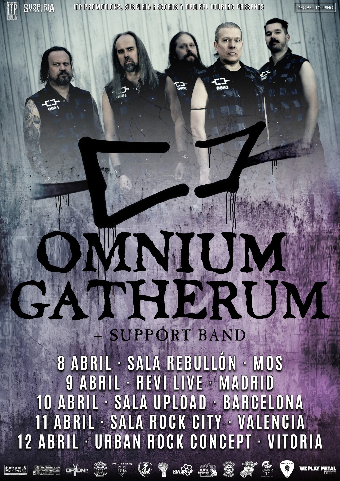 Omnium Gatherum en España 2026 — gira de melodic death metal con cinco conciertos | FOTKAI