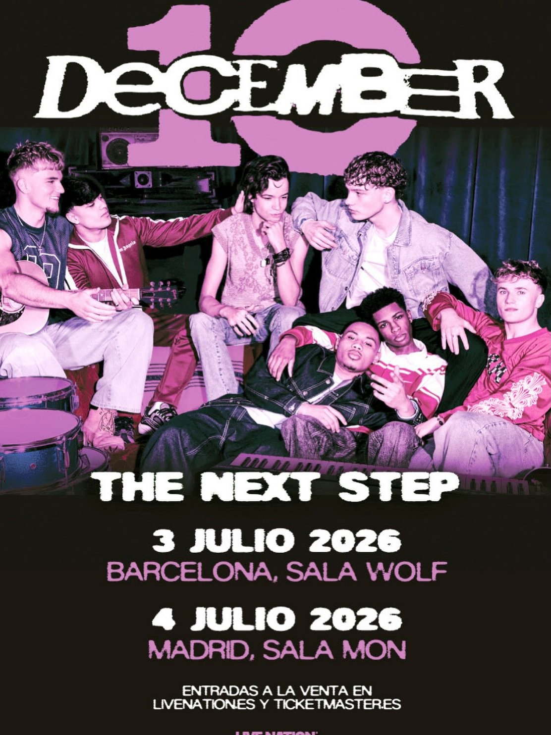 December 10 — concert in Spain 2026: Barcelona and Madrid | The Next Step | FOTKAI