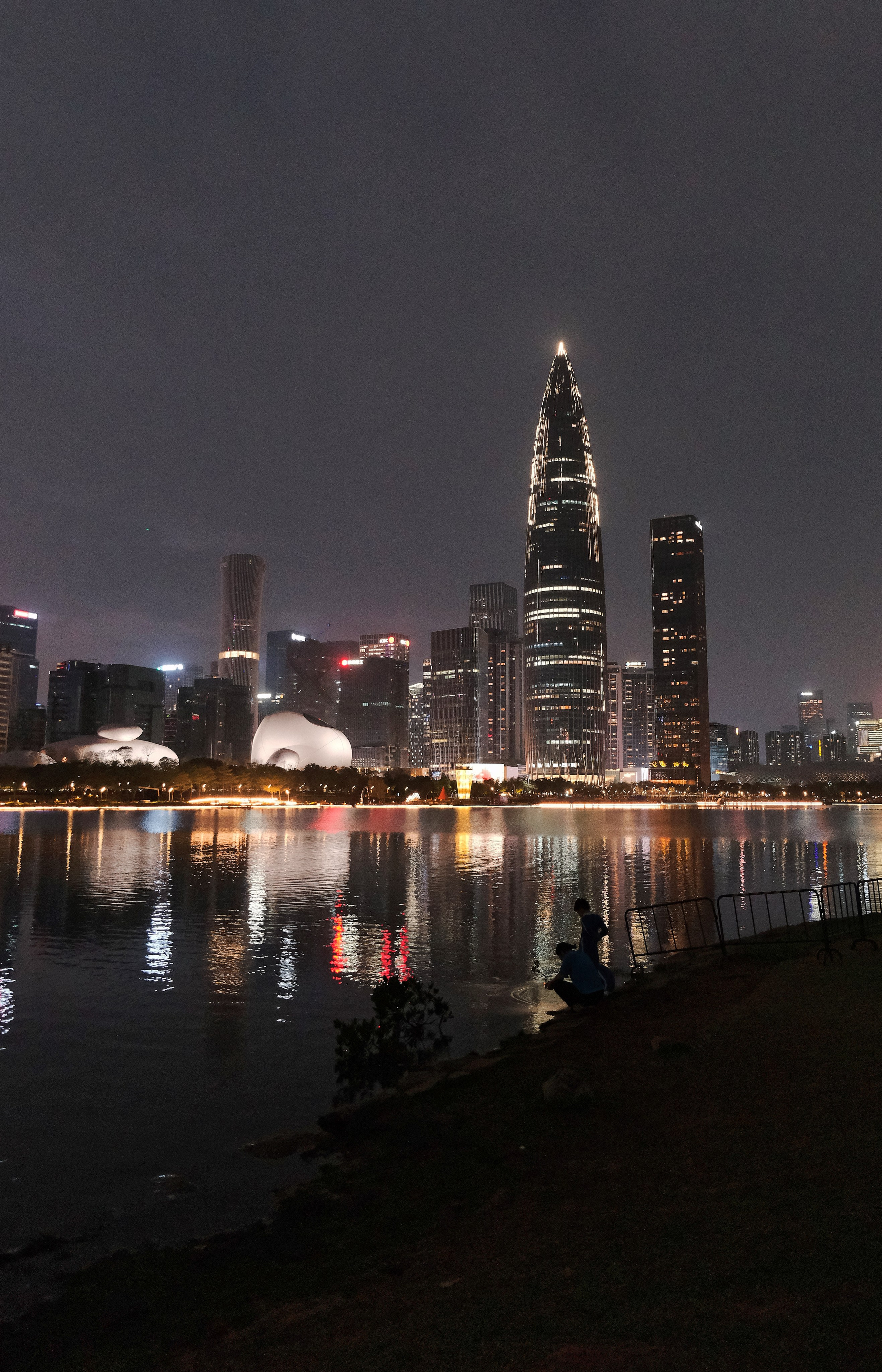 Shenzhen Talent Park at Night - Nanshan District, China
