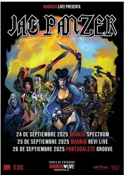 Calendario de conciertos de rock y metal en España – Septiembre 2025 | FOTKAI