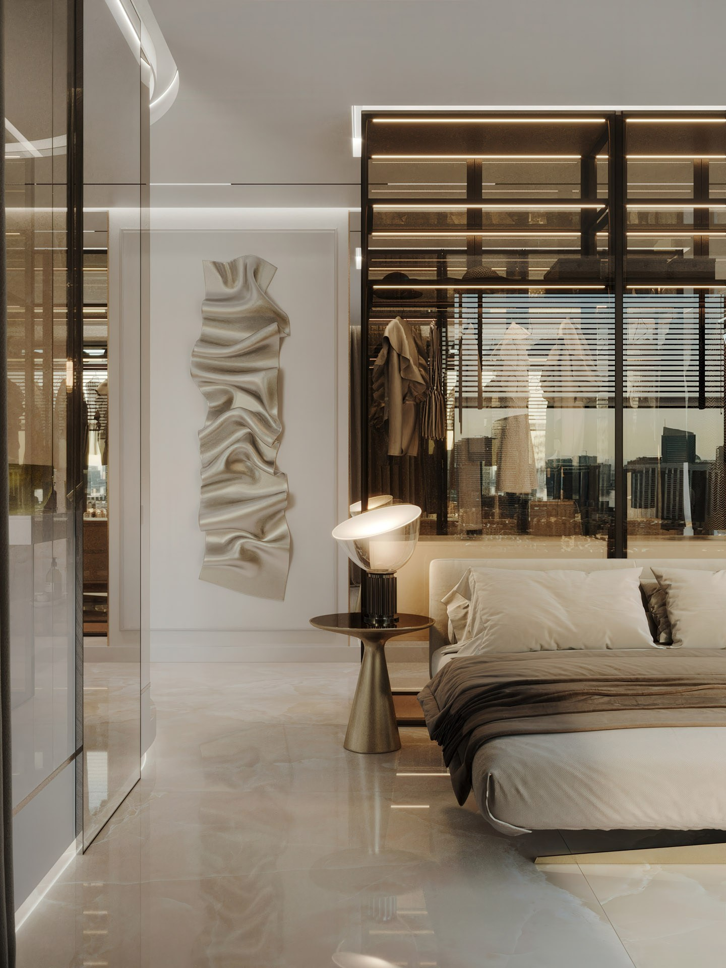 APARTMENT FOR STYLIST. Interior Design & 3D Rendering | AB Design Buro