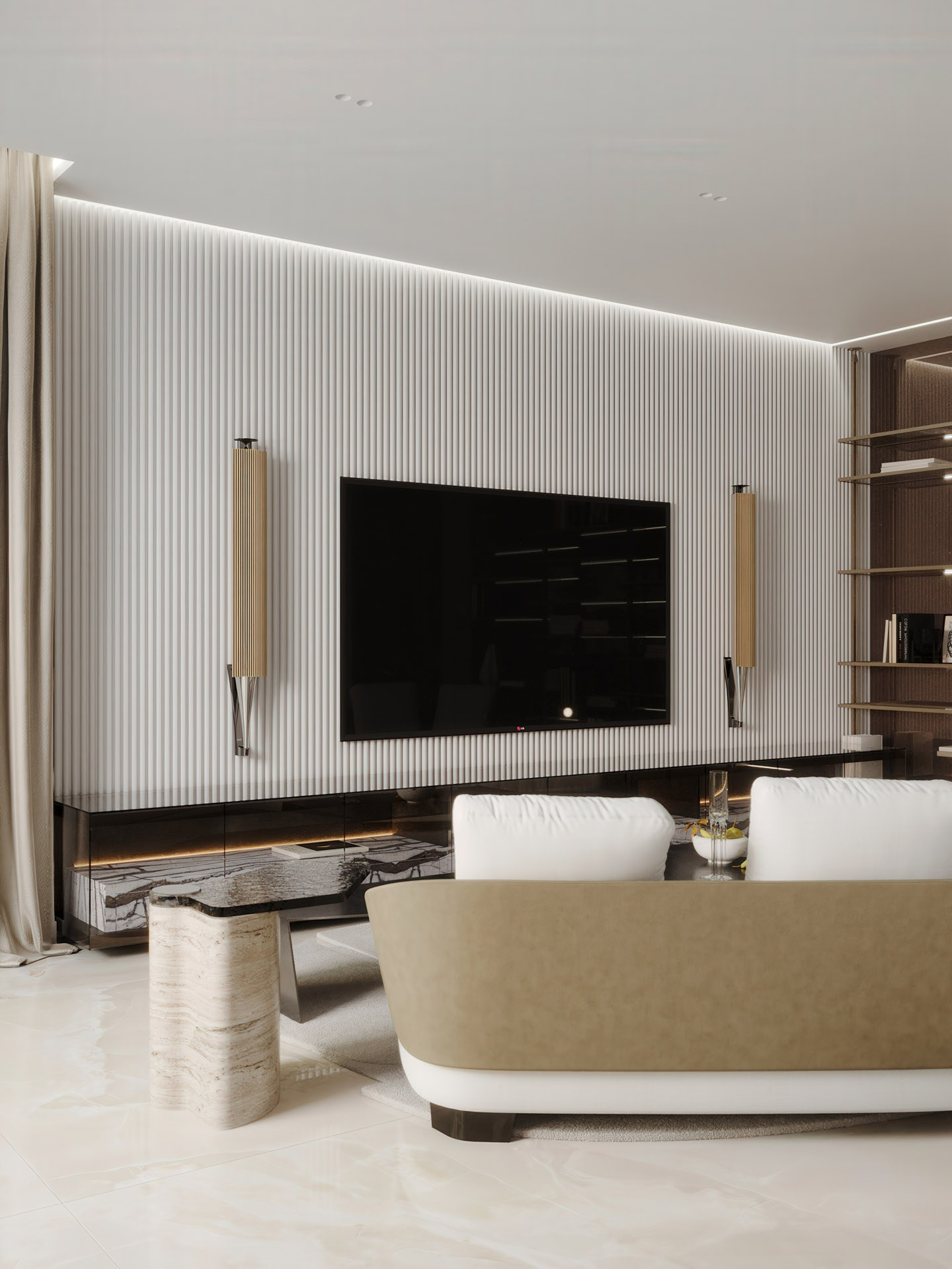APARTMENT FOR STYLIST. Interior Design & 3D Rendering | AB Design Buro