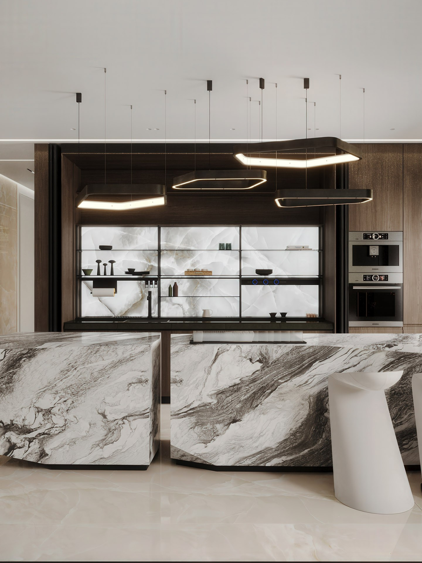 APARTMENT FOR STYLIST. Interior Design & 3D Rendering | AB Design Buro