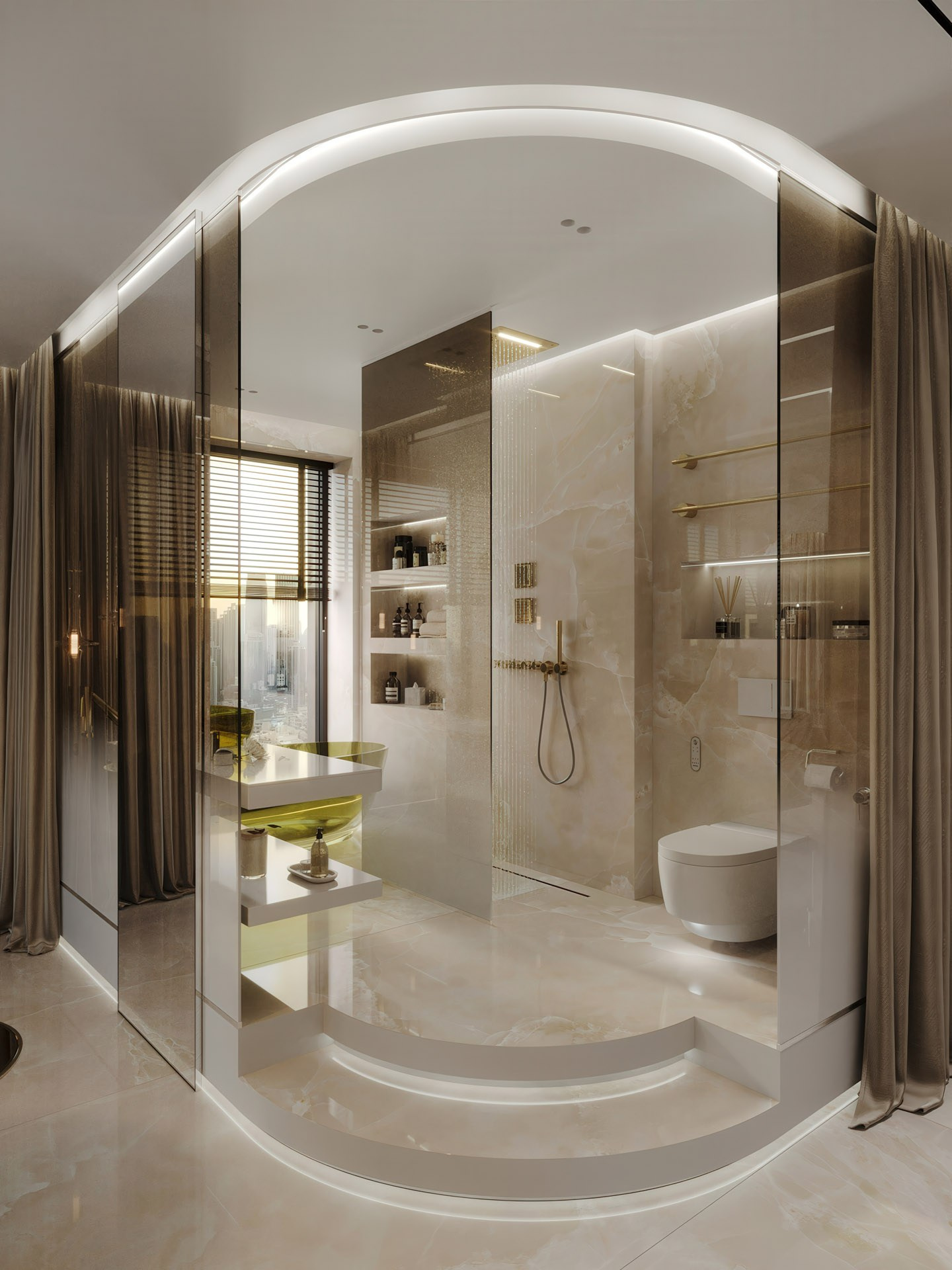 APARTMENT FOR STYLIST. Interior Design & 3D Rendering | AB Design Buro