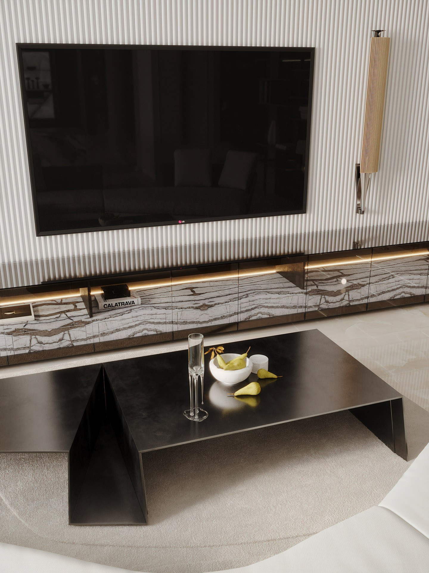 APARTMENT FOR STYLIST. Interior Design & 3D Rendering | AB Design Buro