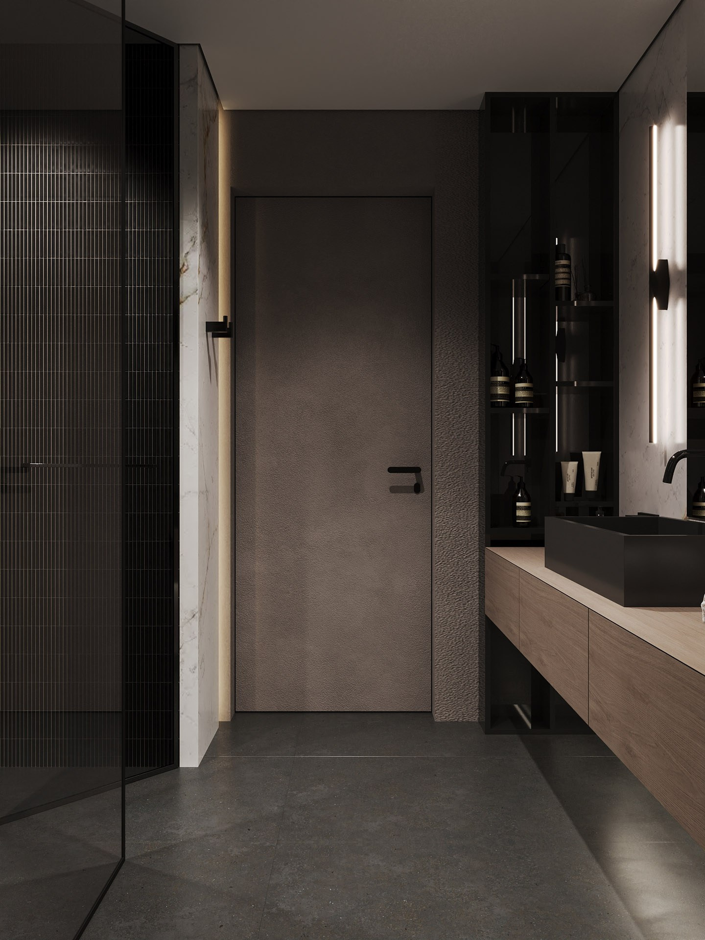 APARTMENT WITH BURJ KHALIFA VIEW. Дизайн интерьера и 3D-визуализация | AB Design Buro