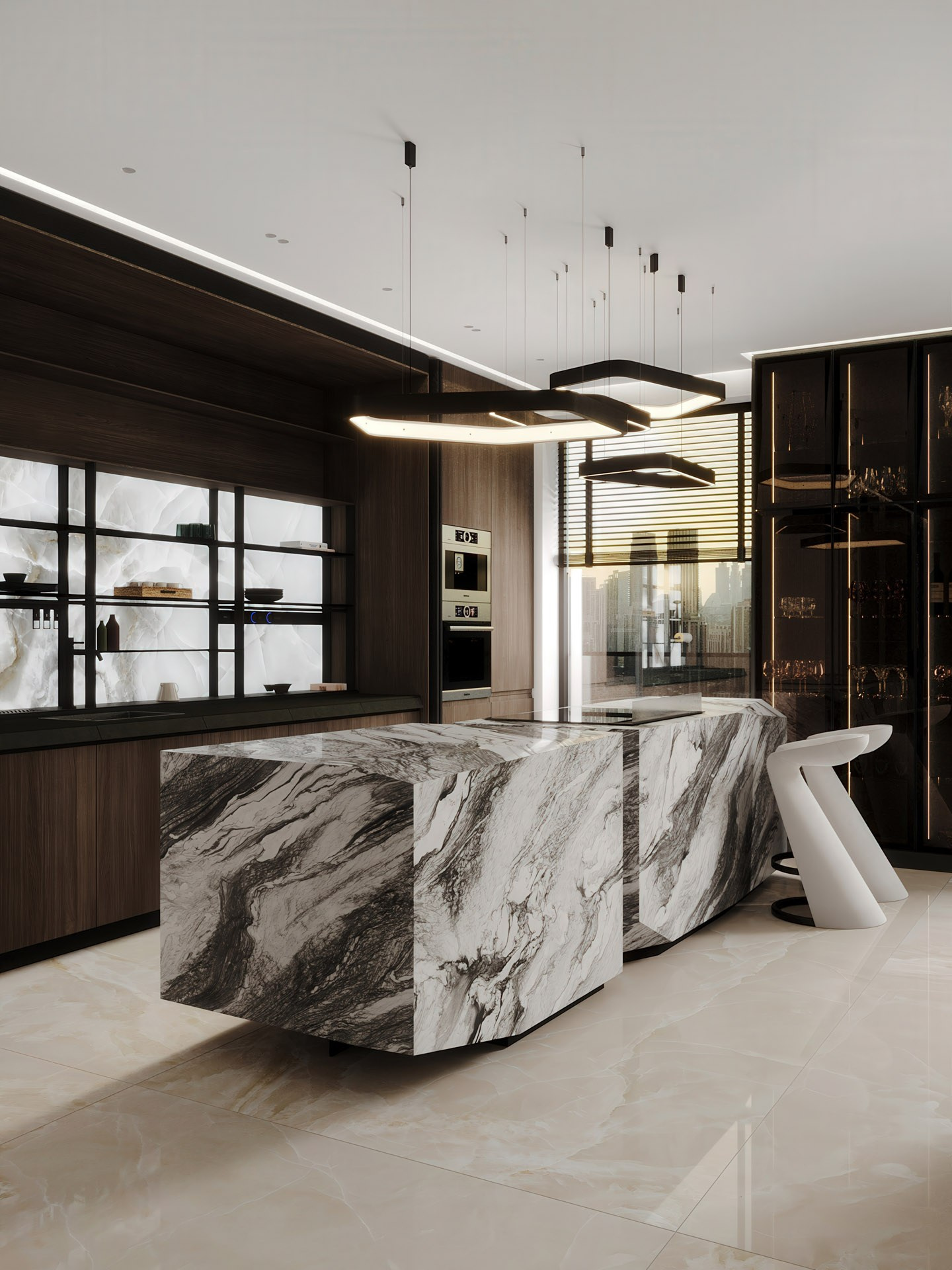 APARTMENT FOR STYLIST. Interior Design & 3D Rendering | AB Design Buro