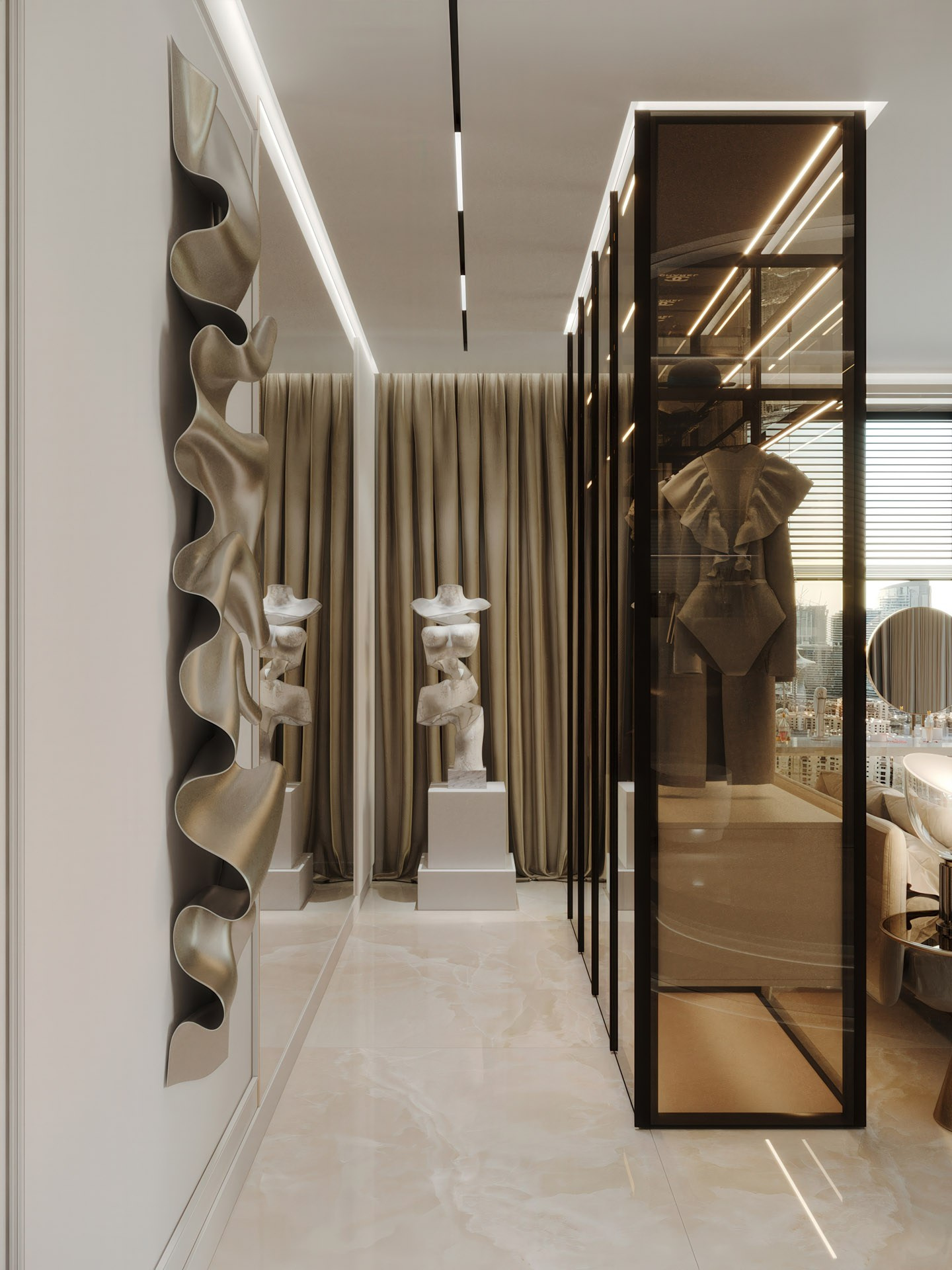 APARTMENT FOR STYLIST. Interior Design & 3D Rendering | AB Design Buro