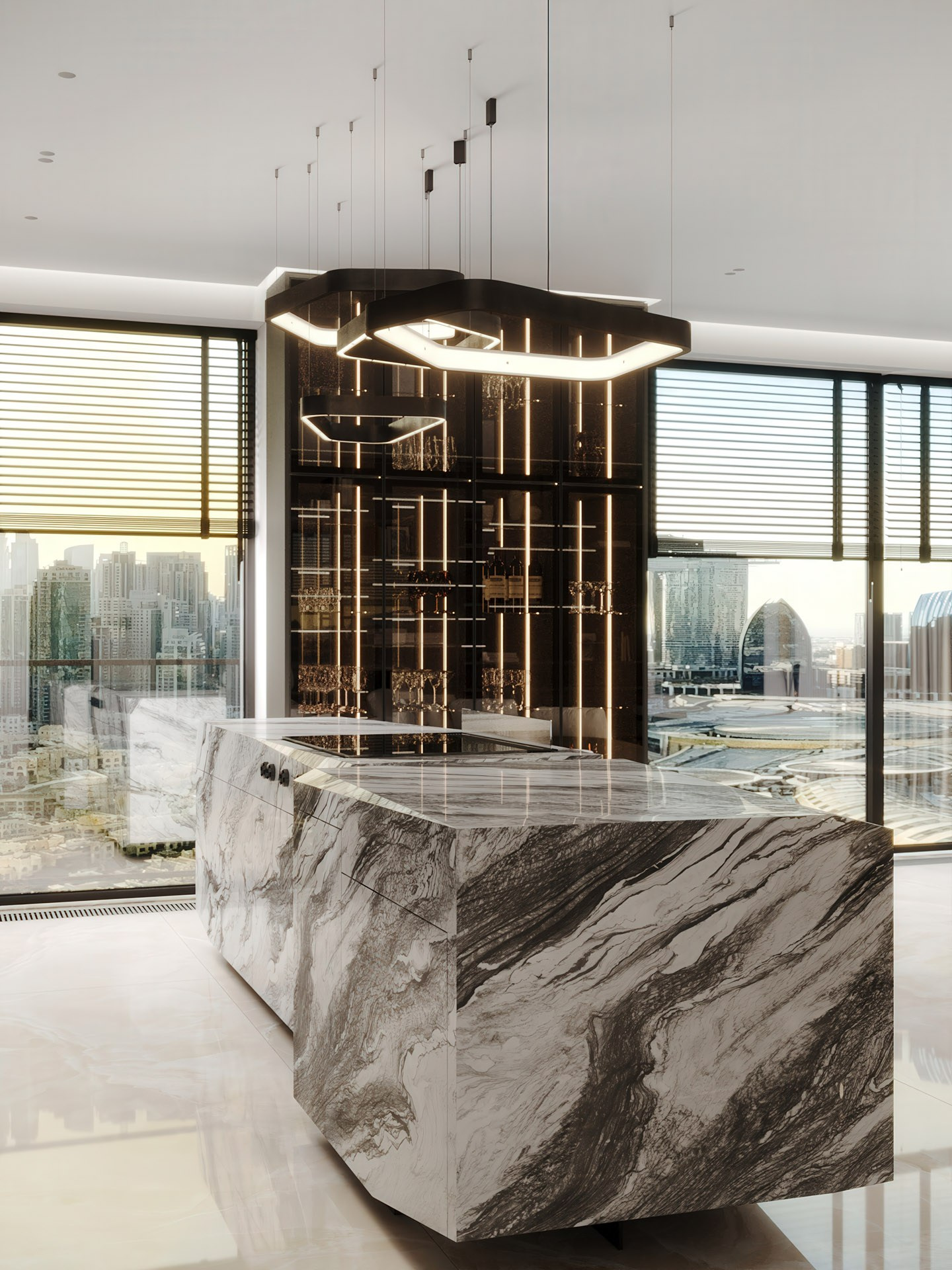 APARTMENT FOR STYLIST. Interior Design & 3D Rendering | AB Design Buro