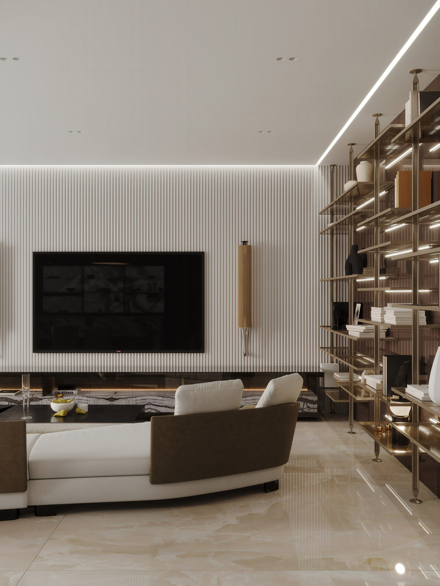 APARTMENT FOR STYLIST. Interior Design & 3D Rendering | AB Design Buro