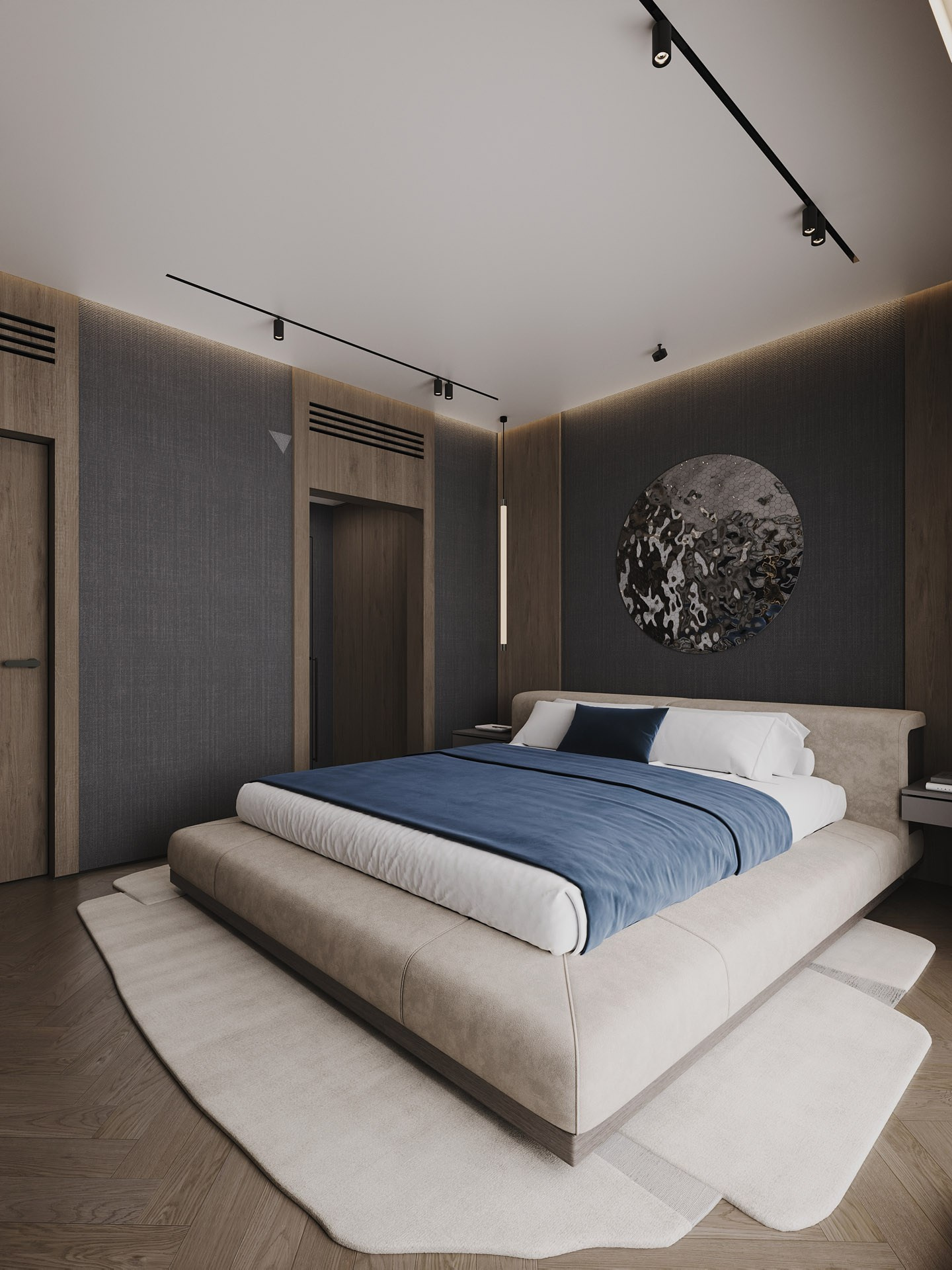 APARTMENT WITH BURJ KHALIFA VIEW. Дизайн интерьера и 3D-визуализация | AB Design Buro