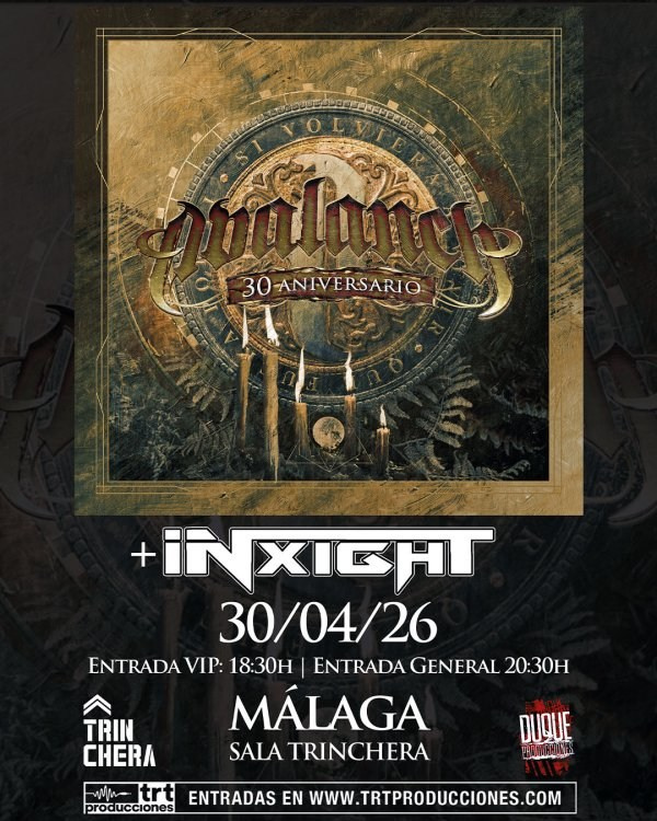 Avalanch в Малаге: концерт к 30-летию группы в La Trinchera | FOTKAI