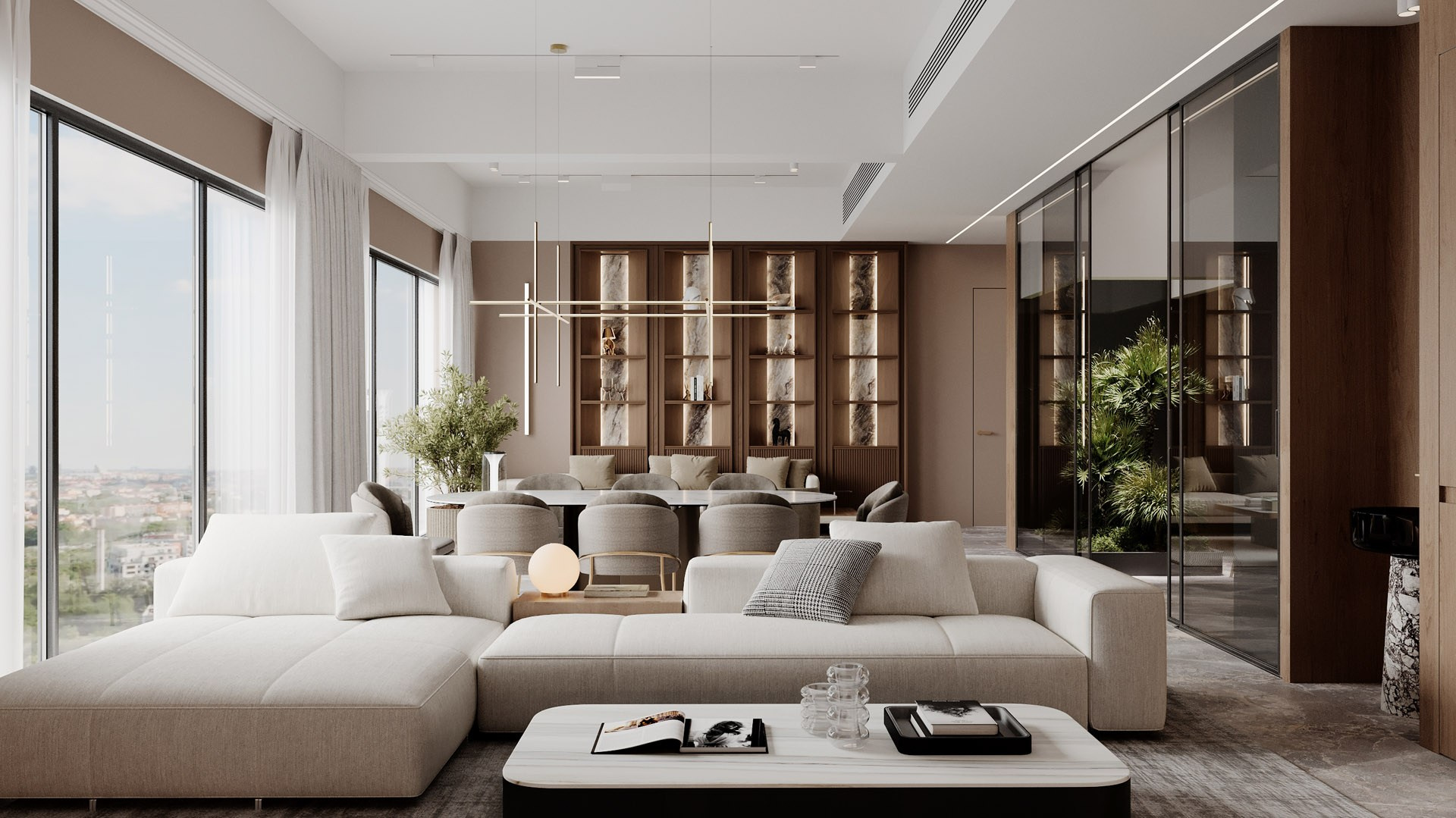 APARTMENT IN DHELI. Дизайн интерьера и 3D-визуализация | AB Design Buro