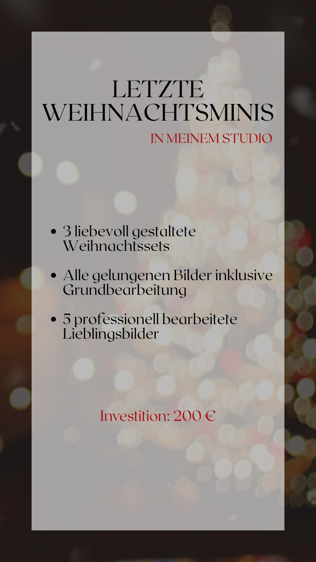 Weihnachtsshooting. Liebevolle, emotionale, natürliche Fotografie in Rottweil und Umgebung
