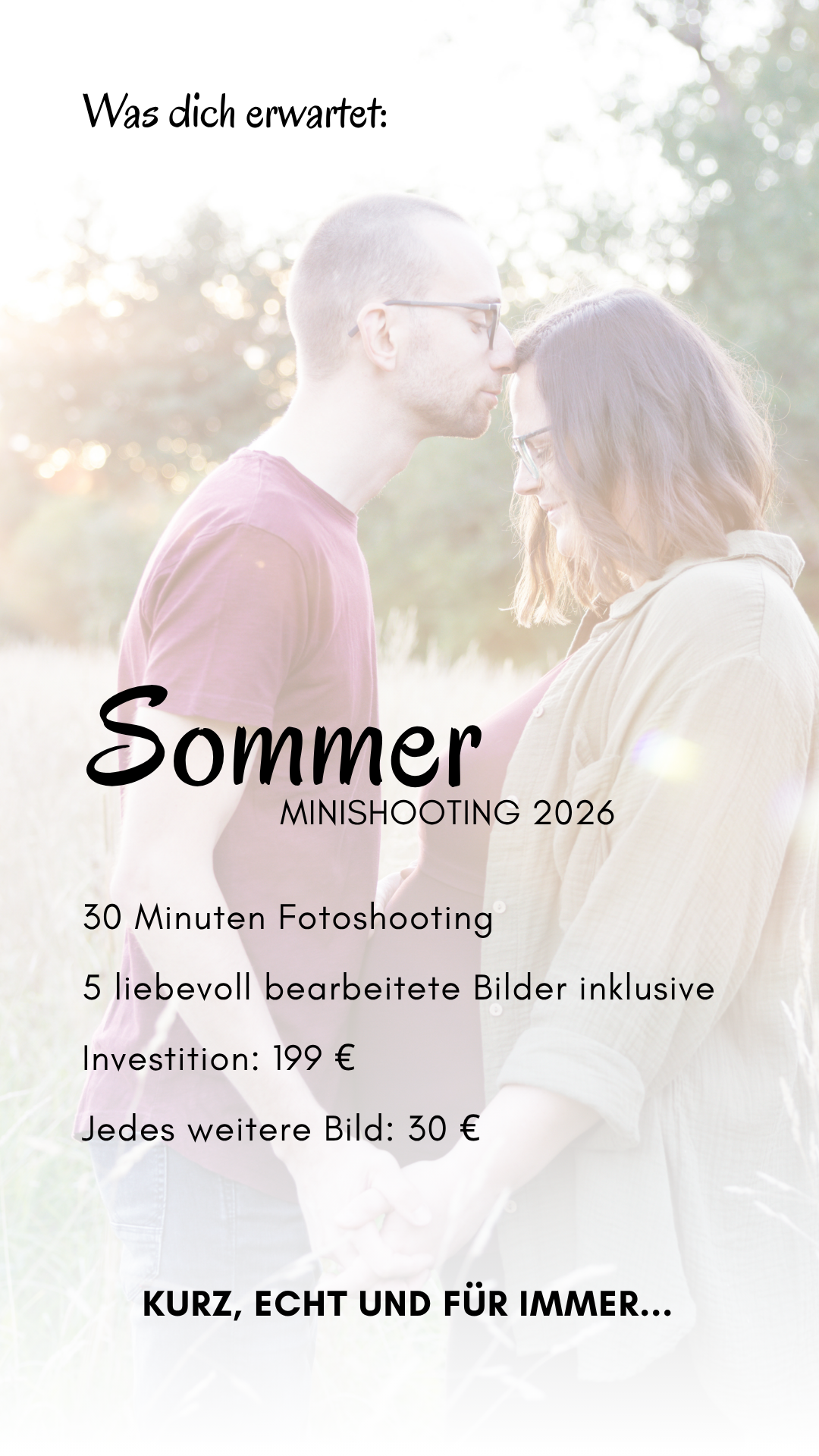 Sommer Minishooting 2025. Liebevolle, emotionale, natürliche Fotografie in Rottweil und Umgebung