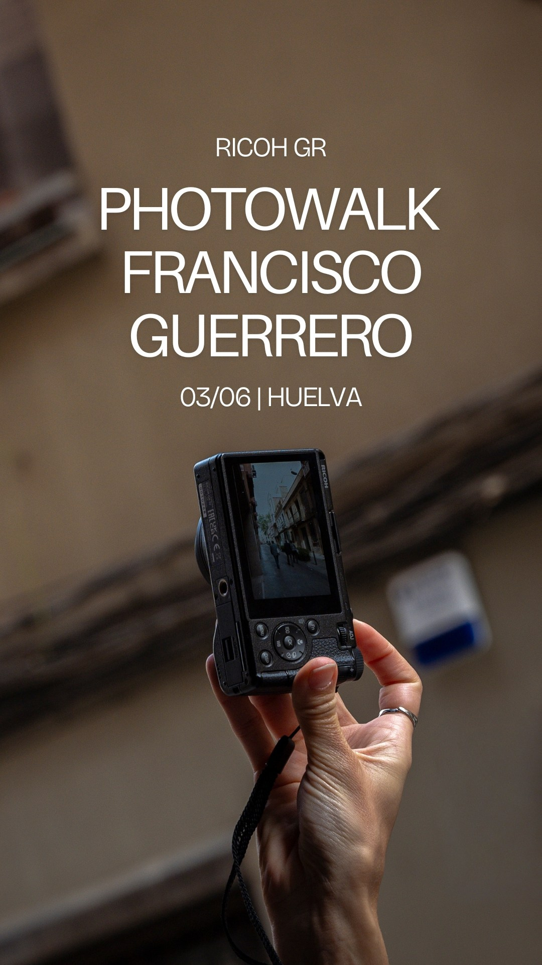 Taller Ricoh GR IV en Huelva